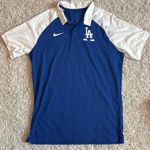 Nike | Royal Blue and White Polo Shirt 👾